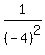 1%2F%28-4%29%5E2