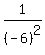 1%2F%28-6%29%5E2
