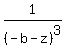 1%2F%28-b+-+z%29%5E3+