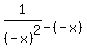 1%2F%28-x%29%5E2-%28-x%29