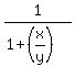 1%2F%281%2B%28x%2Fy%29%29