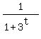 1%2F%281%2B3%5Et%29
