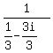 1%2F%281%2F3-3i%2F3%29+