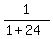 1%2F%281+%2B+24%29