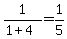 1%2F%281+%2B+4%29+=+1%2F5