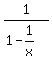 1%2F%281+-+1%2Fx%29