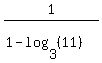 1%2F%281-log%283%2C%2811%29%29%29