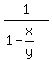 1%2F%281-x%2Fy%29