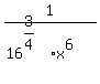1%2F%2816%5E%283%2F4%29x%5E6%29