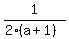 1%2F%282%28a%2B1%29%29