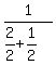 1%2F%282%2F2%2B1%2F2%29%29