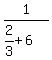 1%2F%282%2F3+%2B+6%29