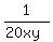 1%2F%2820xy%29
