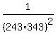 1%2F%28243%2A343%29%5E2