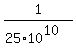 1%2F%2825%2A10%5E10%29