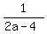1%2F%282a-4%29