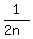 1%2F%282n%29