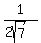 1%2F%282sqrt%287%29%29