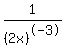 1%2F%282x%29%5E-3