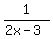 1%2F%282x-3%29