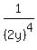 1%2F%282y%29%5E4