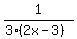 1%2F%283%282x+-3%29%29