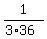 1%2F%283%2A36%29