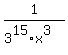 1%2F%283%5E15%2Ax%5E3%29