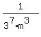 1%2F%283%5E7%2Am%5E3%29