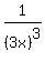 1%2F%283x%29%5E3