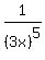 1%2F%283x%29%5E5
