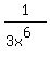 1%2F%283x%5E6%29