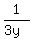 1%2F%283y%29
