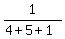 1%2F%284%2B5%2B1%29