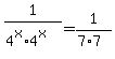 1%2F%284%5Ex%2A4%5Ex%29+=+1%2F%287%2A7%29