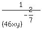 1%2F%2846xy%29%5E%28-2%2F7%29
