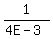 1%2F%284E+-+3%29