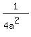 1%2F%284a%5E2%29