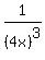 1%2F%284x%29%5E3