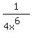 1%2F%284x%5E6%29