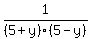1%2F%285%2By%29%285-y%29%29