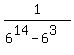 1%2F%286%5E14+-+6%5E3%29