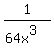 1%2F%2864x%5E3%29+