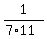 1%2F%287+%2A+11%29