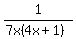 1%2F%287x%284x%2B1%29%29