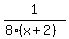 1%2F%288%2A%28x%2B2%29%29