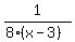 1%2F%288%2A%28x-3%29%29