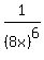 1%2F%288x%29%5E6