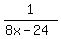 1%2F%288x-24%29