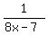 1%2F%288x-7%29